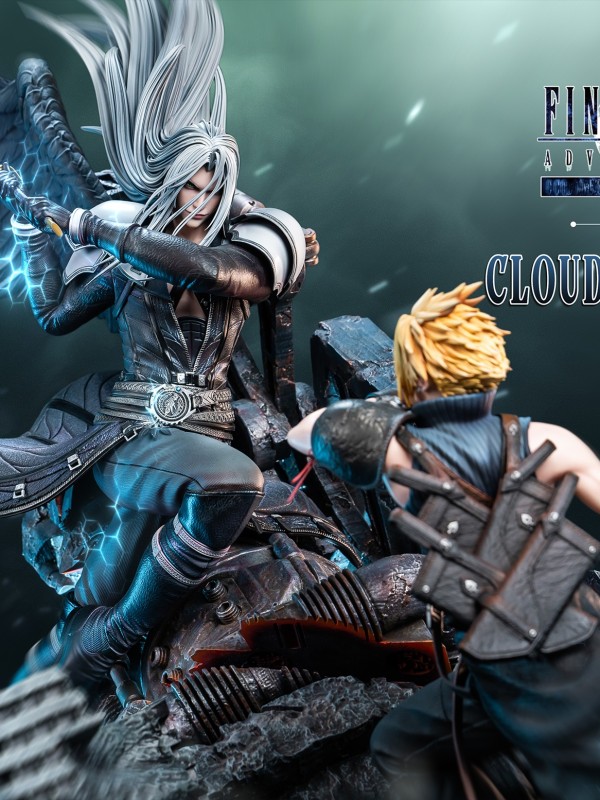 Fantasy Studio Final Fantasy Sephiroth vs Cloud Strife 1/4 Statue